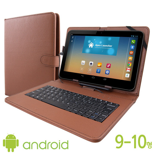 안드로이드 태블릿PC케이스키보드9-10형 - 브라운(OZ-110)