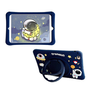 오젬 갤럭시탭S6 라이트 어린이안전 우주인 캐릭터 실리콘 케이스 OZ-1114